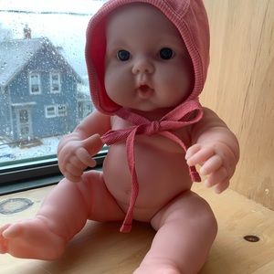 Cotton “pilot cap” style baby hat 0-3month. NWOT